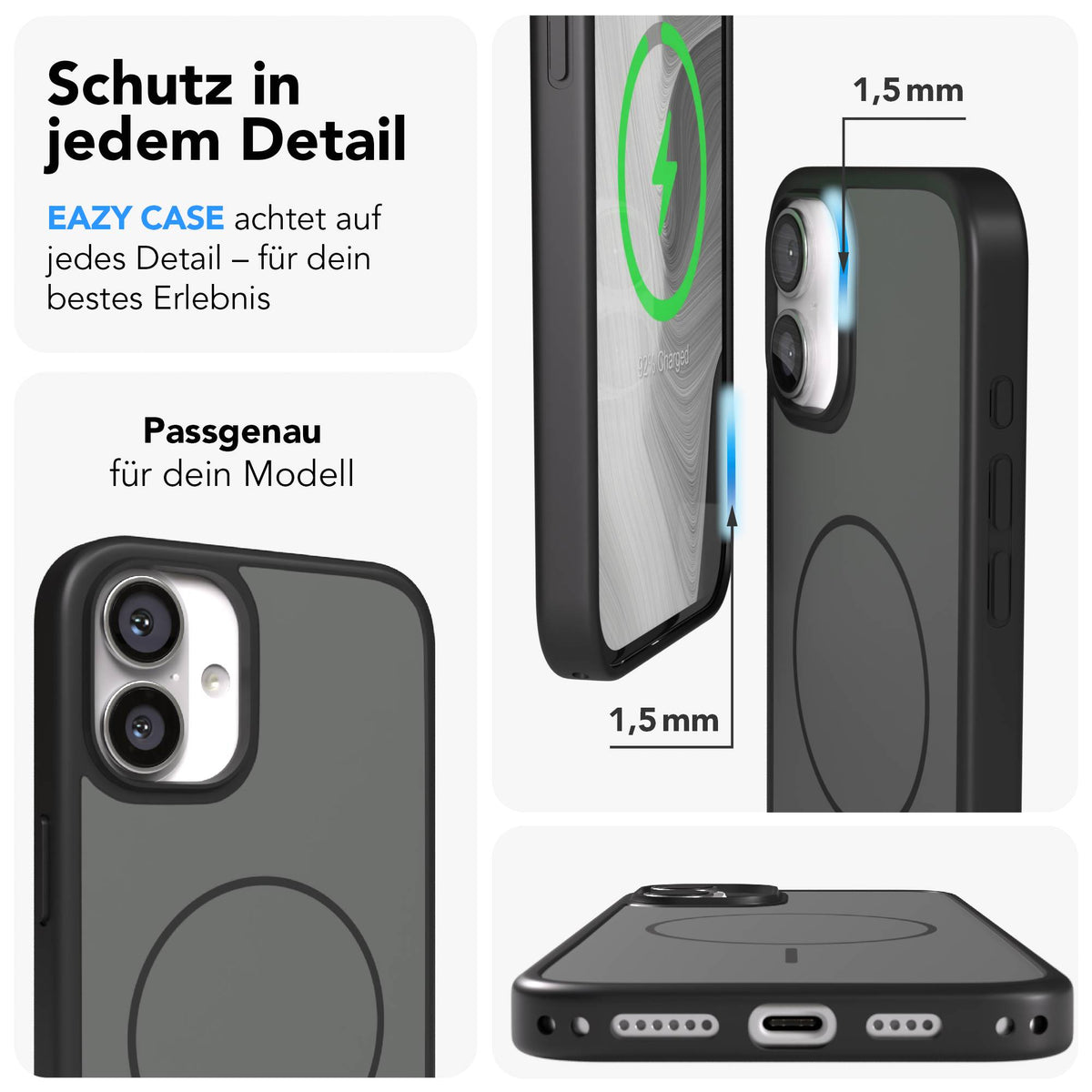 iPhone 16 Plus Outdoor Hülle mit thin MagSafe + magnetisches Band