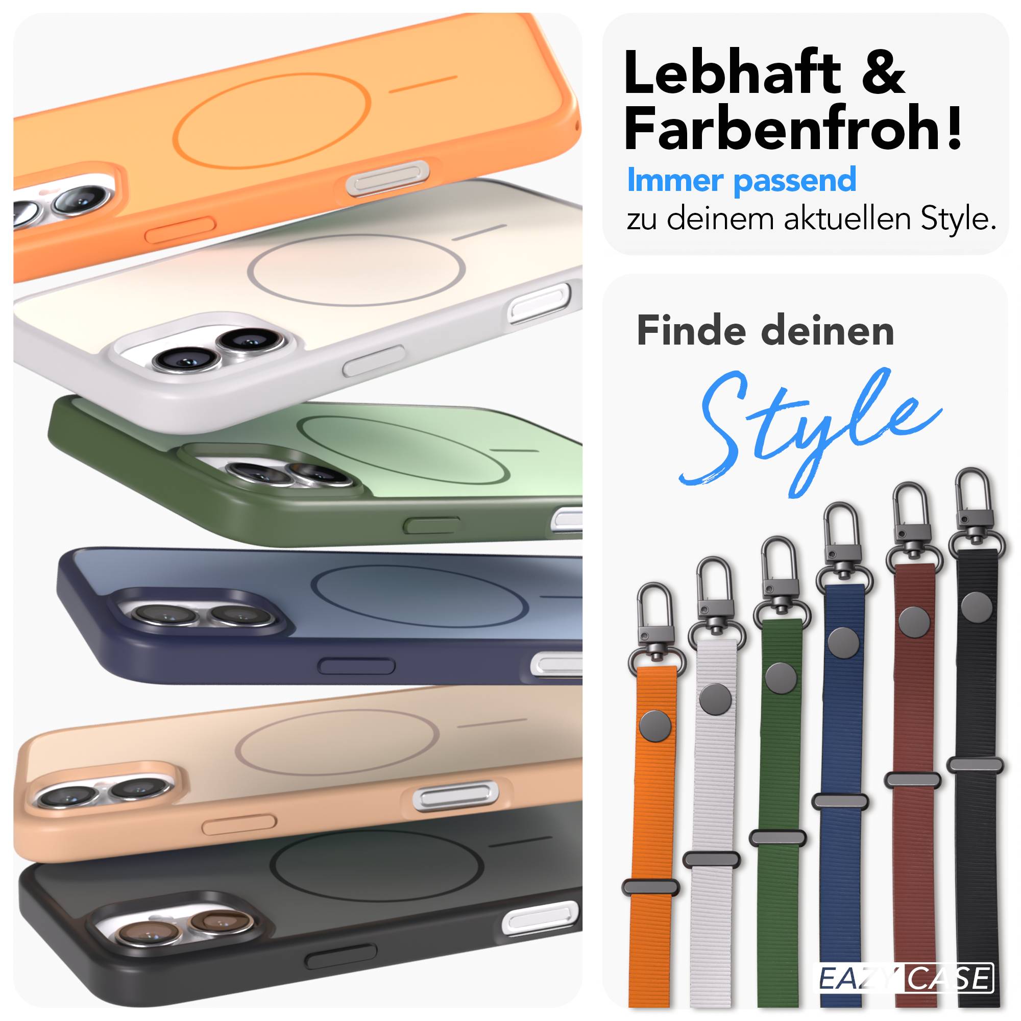 iPhone 16 Plus Outdoor Hülle mit thin MagSafe + magnetisches Band