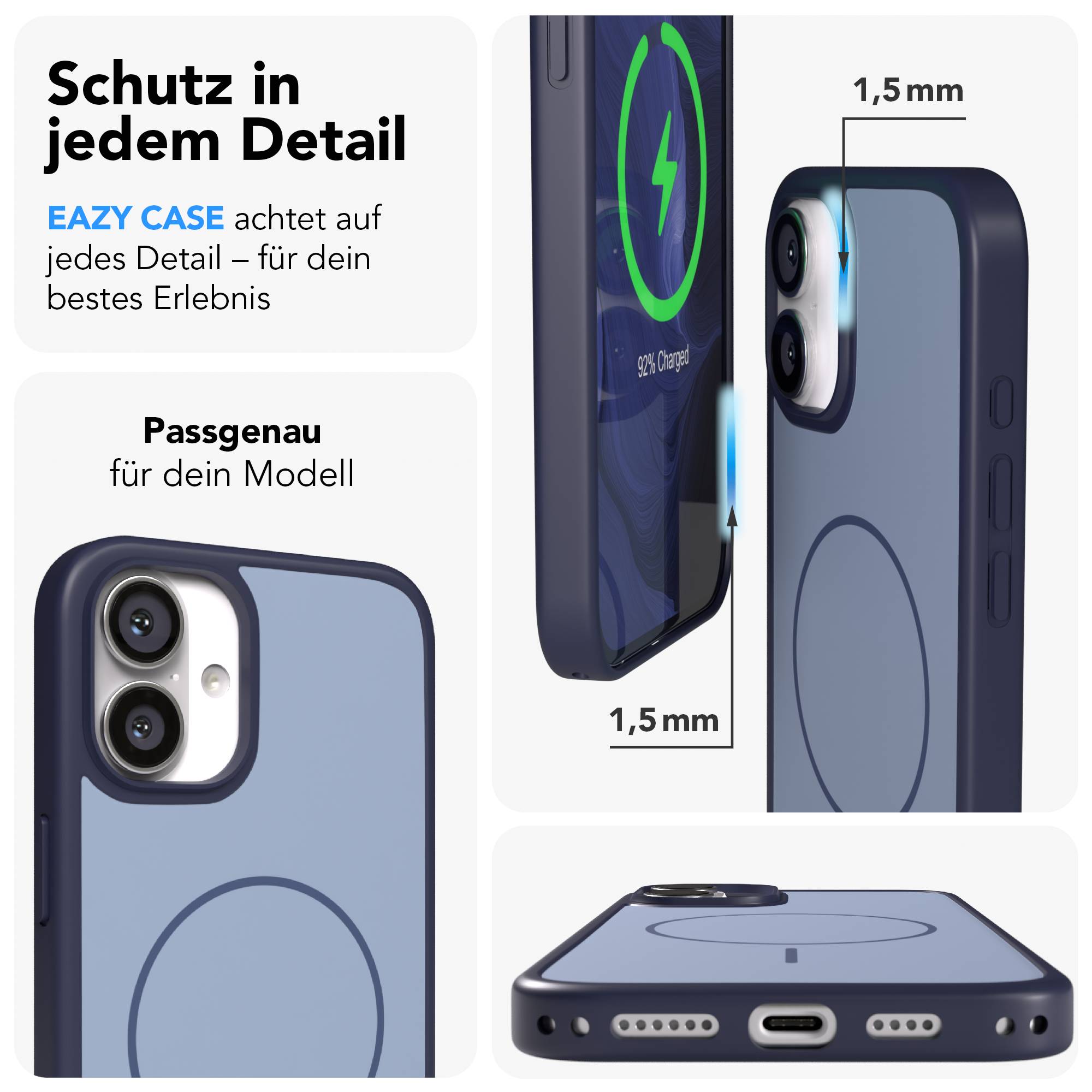 iPhone 16 Plus Outdoor Hülle mit thin MagSafe + magnetisches Band