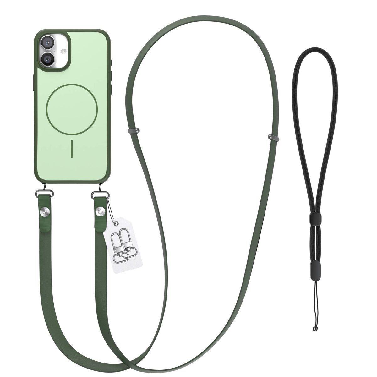 iPhone 16 Plus Outdoor Hülle mit thin MagSafe + magnetisches Band
