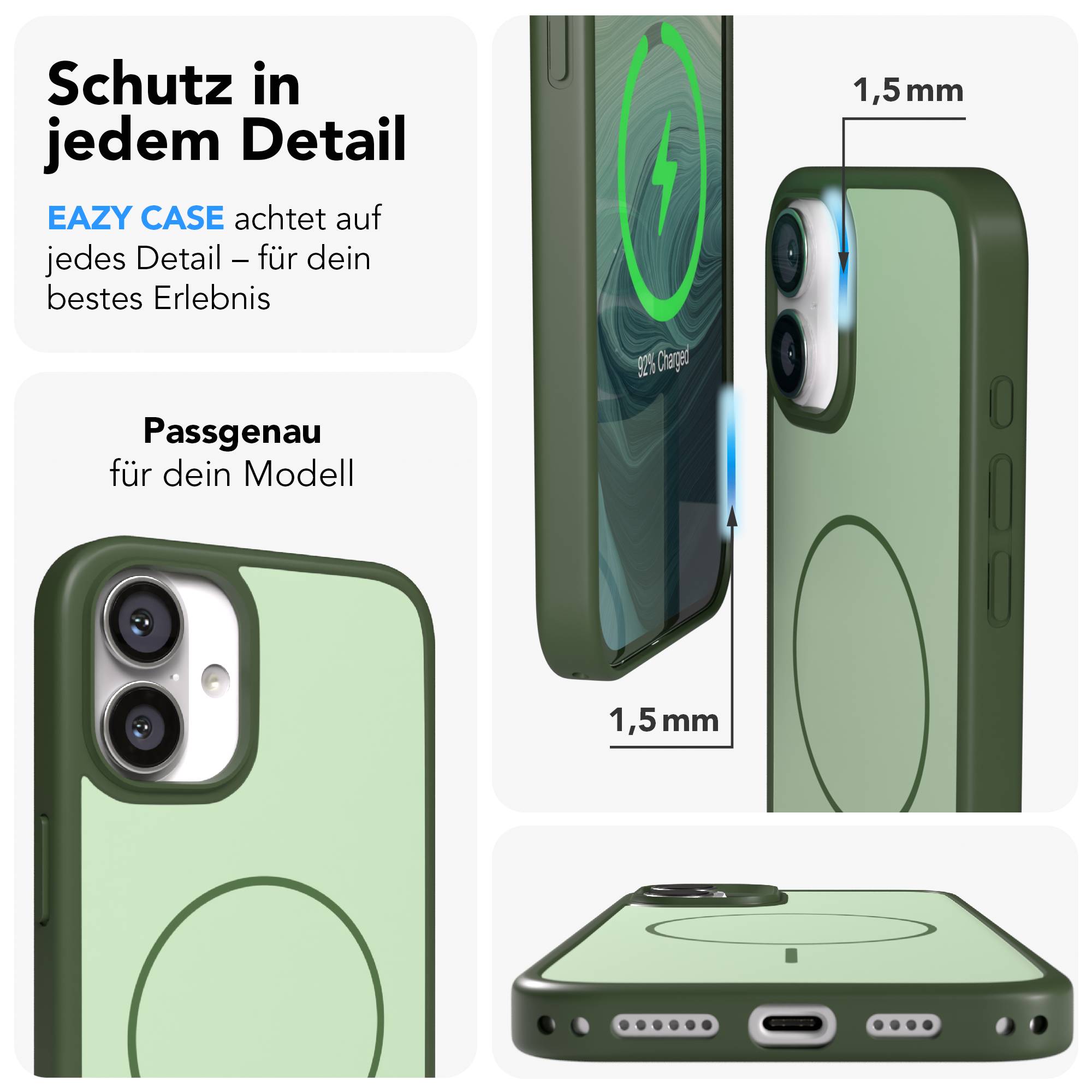iPhone 16 Plus Outdoor Hülle mit thin MagSafe + magnetisches Band