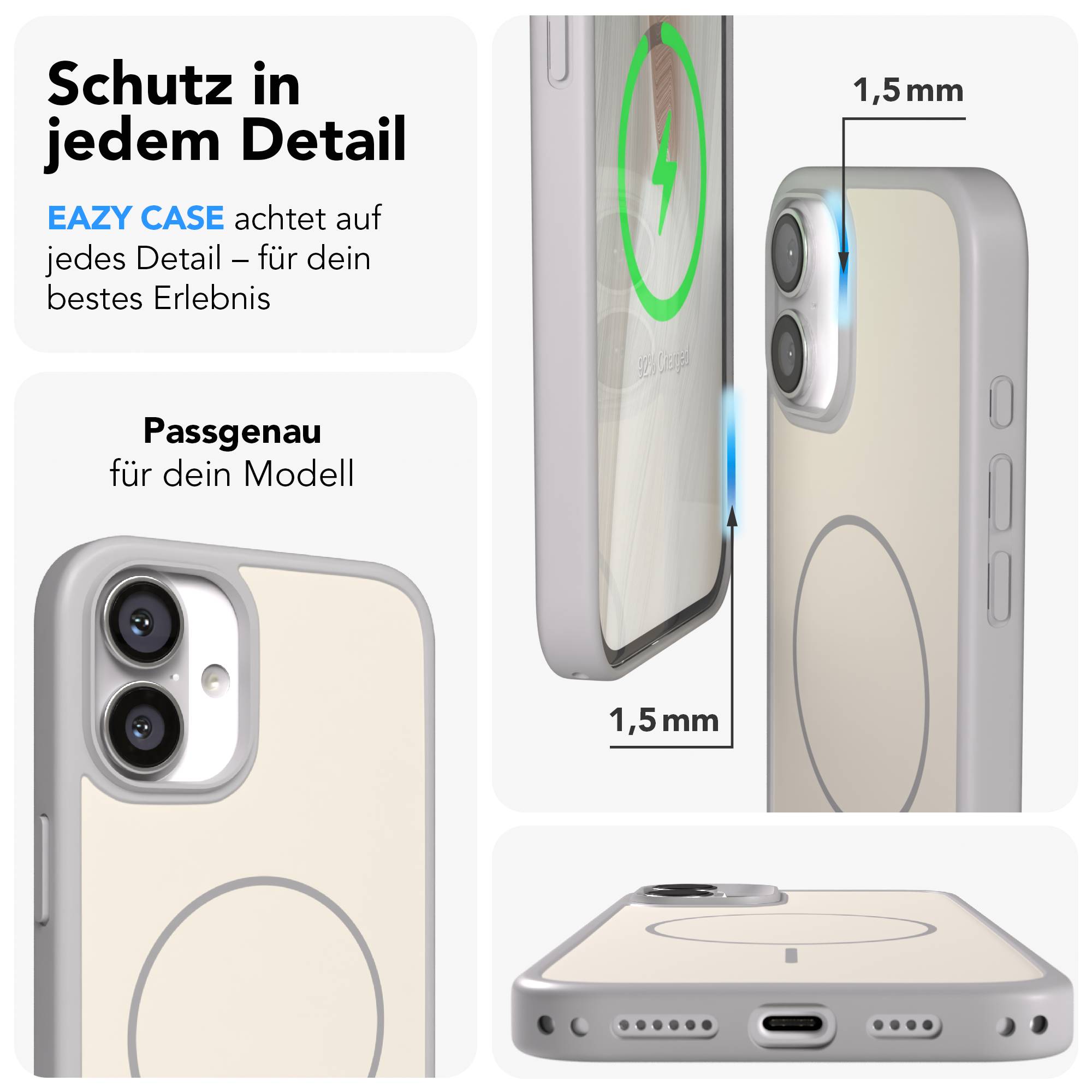 iPhone 16 Plus Outdoor Hülle mit thin MagSafe + magnetisches Band