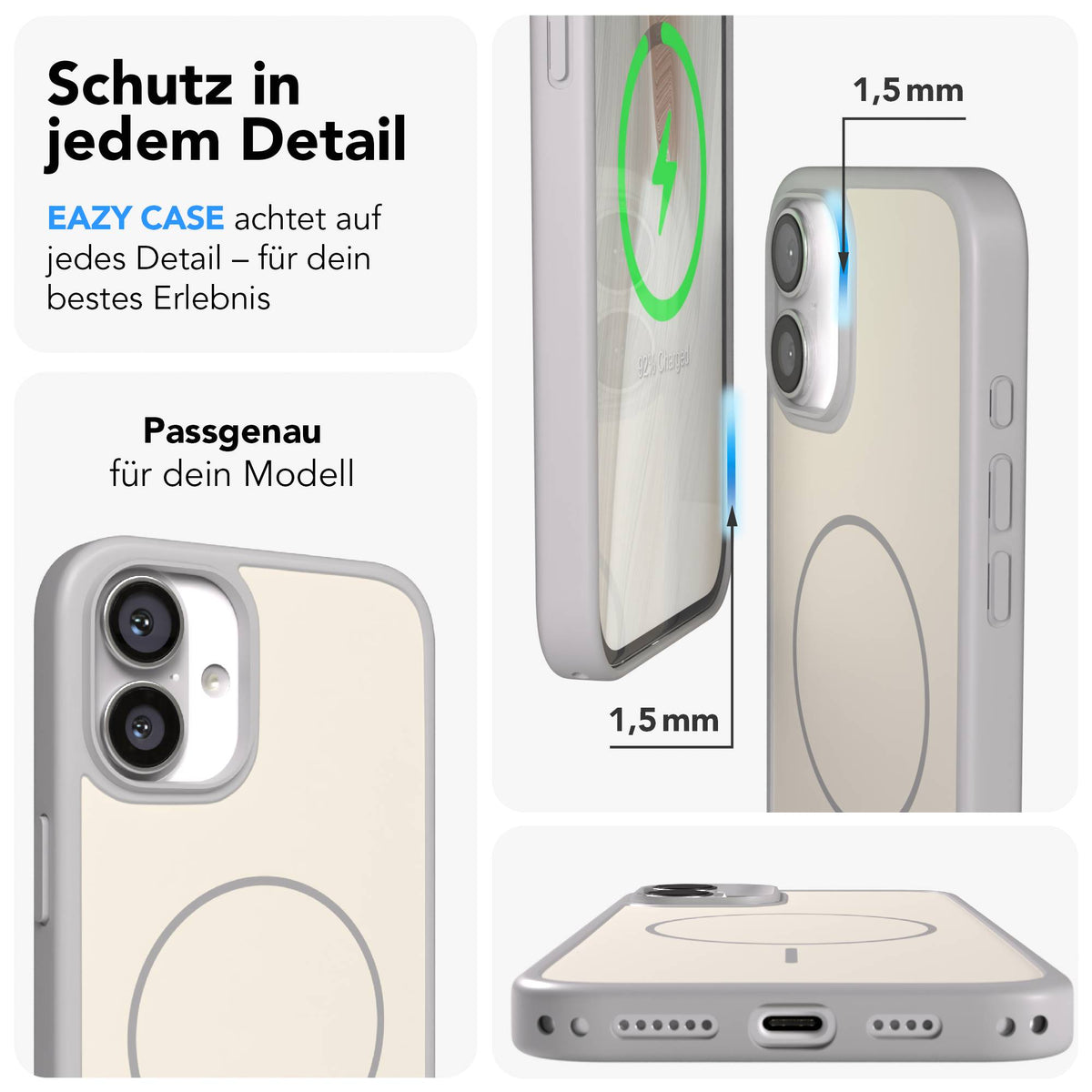 iPhone 16 Plus Outdoor Hülle mit thin MagSafe + magnetisches Band