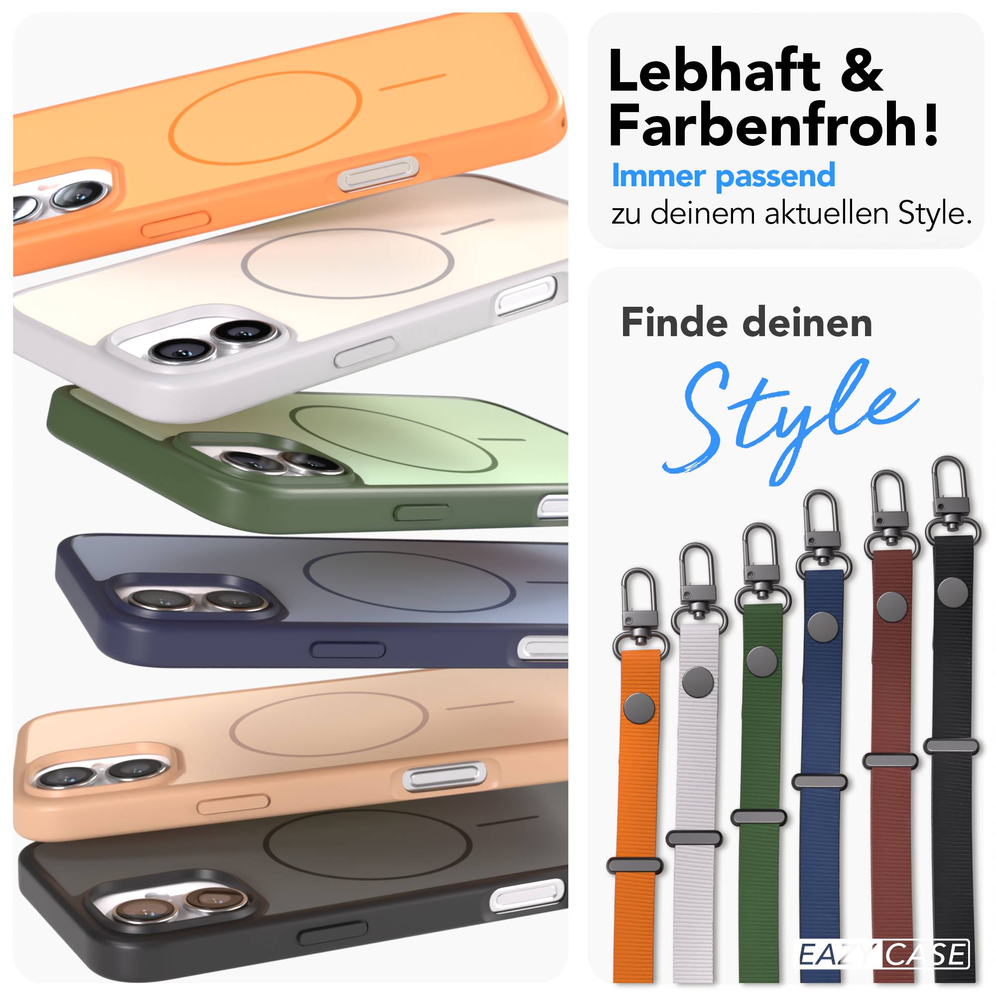 iPhone 16 Plus Outdoor Hülle mit thin MagSafe + magnetisches Band