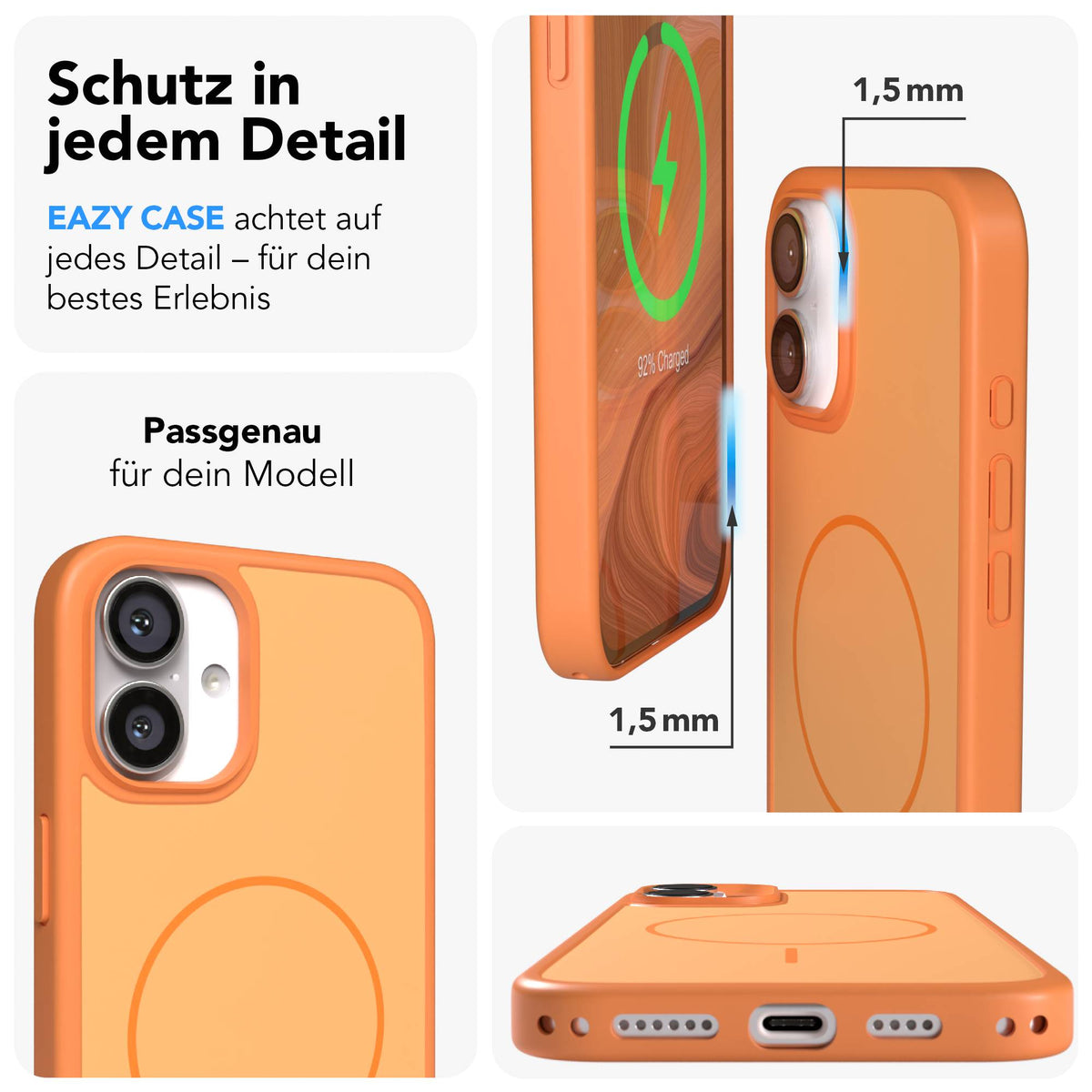 iPhone 16 Plus Outdoor Hülle mit thin MagSafe + magnetisches Band