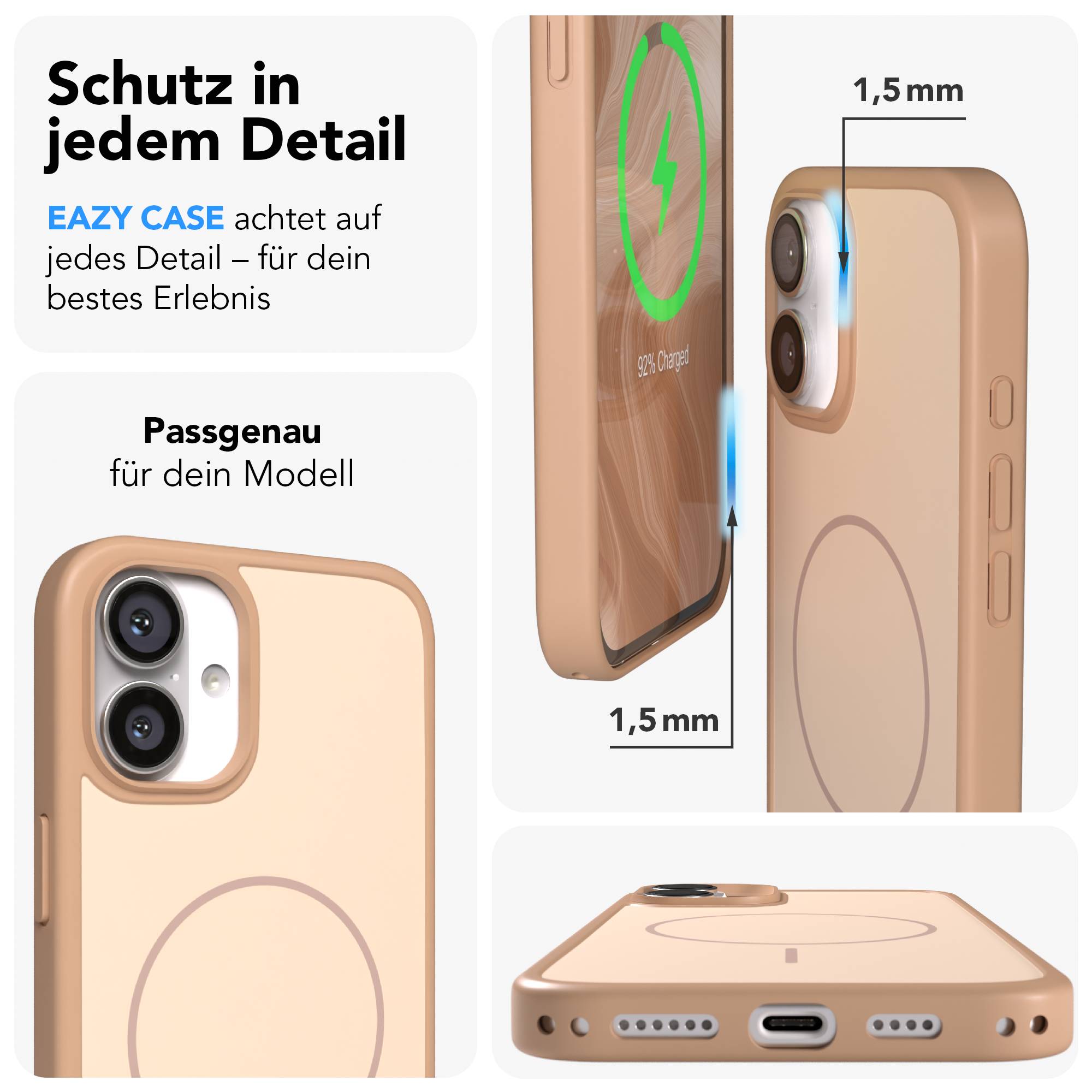iPhone 16 Plus Outdoor Hülle mit thin MagSafe + magnetisches Band