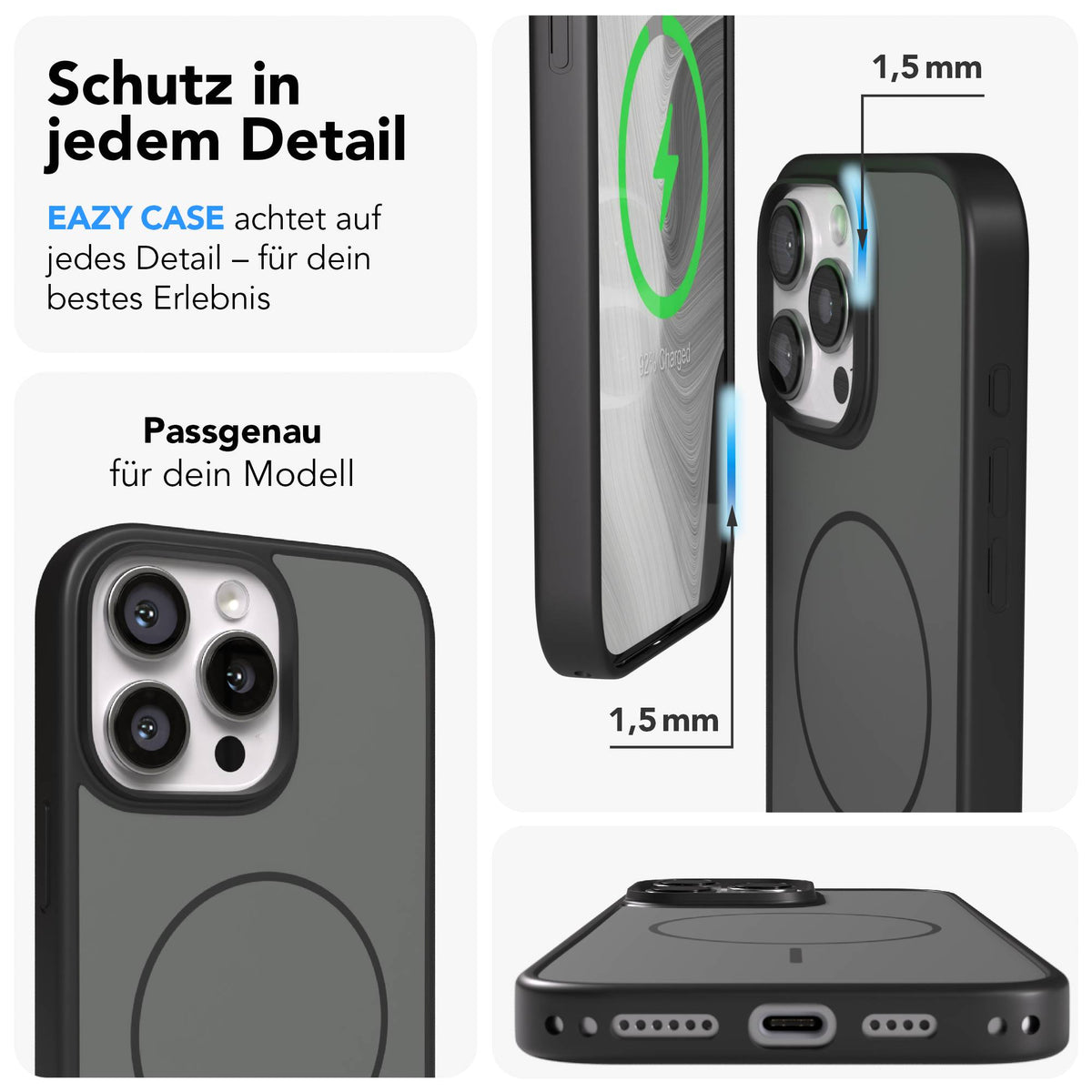 iPhone 16 Pro Max Outdoor Hülle mit thin MagSafe + magnetisches Band