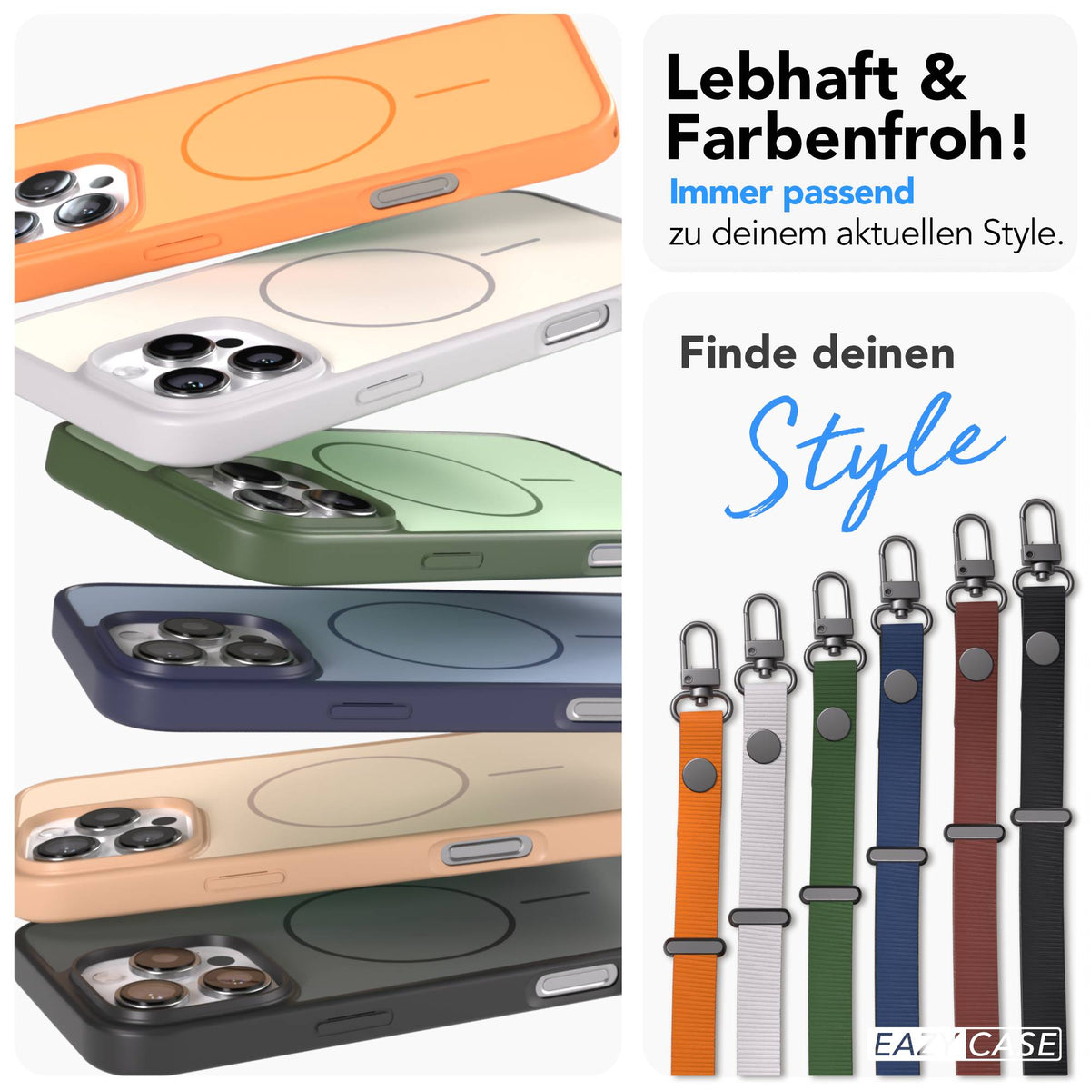iPhone 16 Pro Max Outdoor Hülle mit thin MagSafe + magnetisches Band