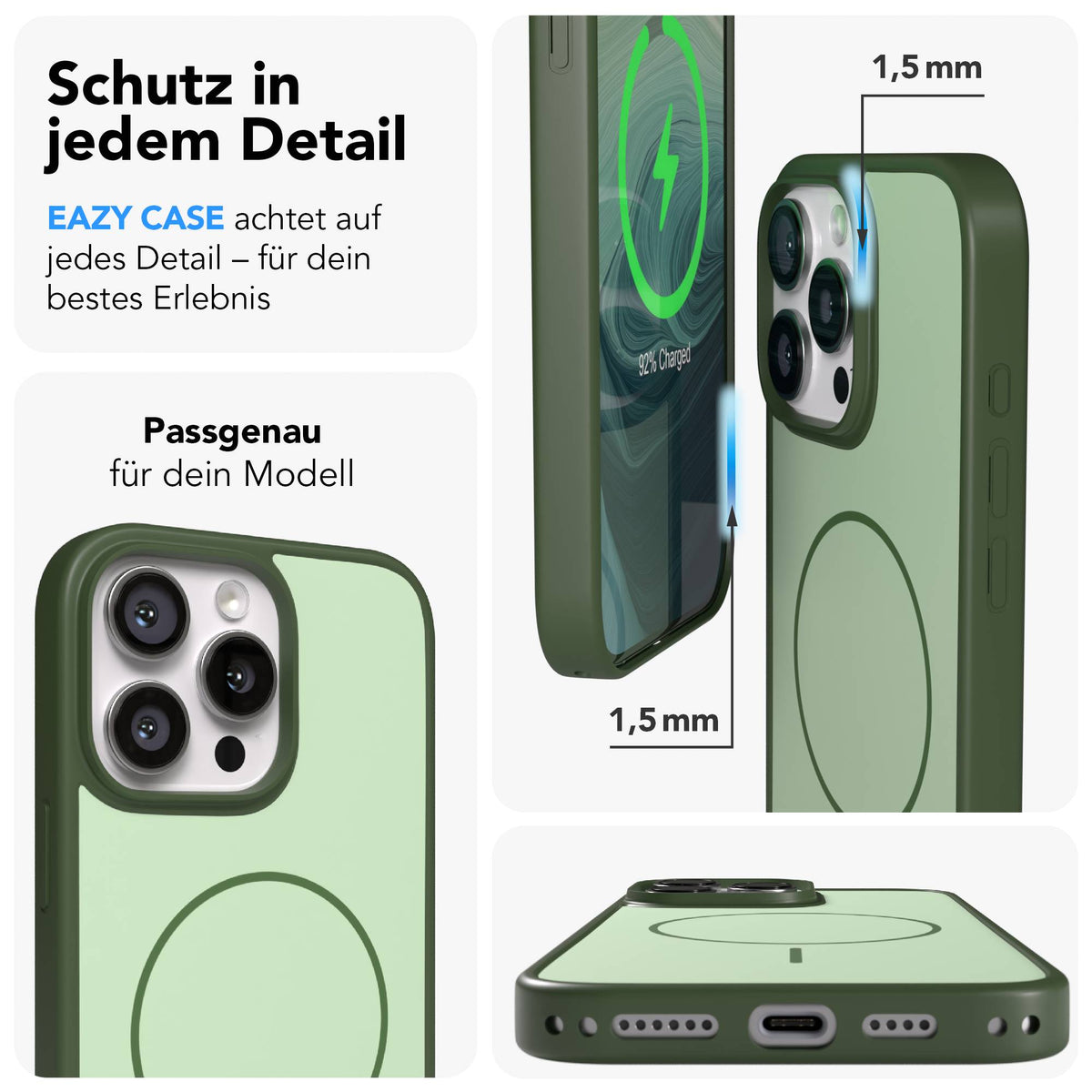 iPhone 16 Pro Max Outdoor Hülle mit thin MagSafe + magnetisches Band