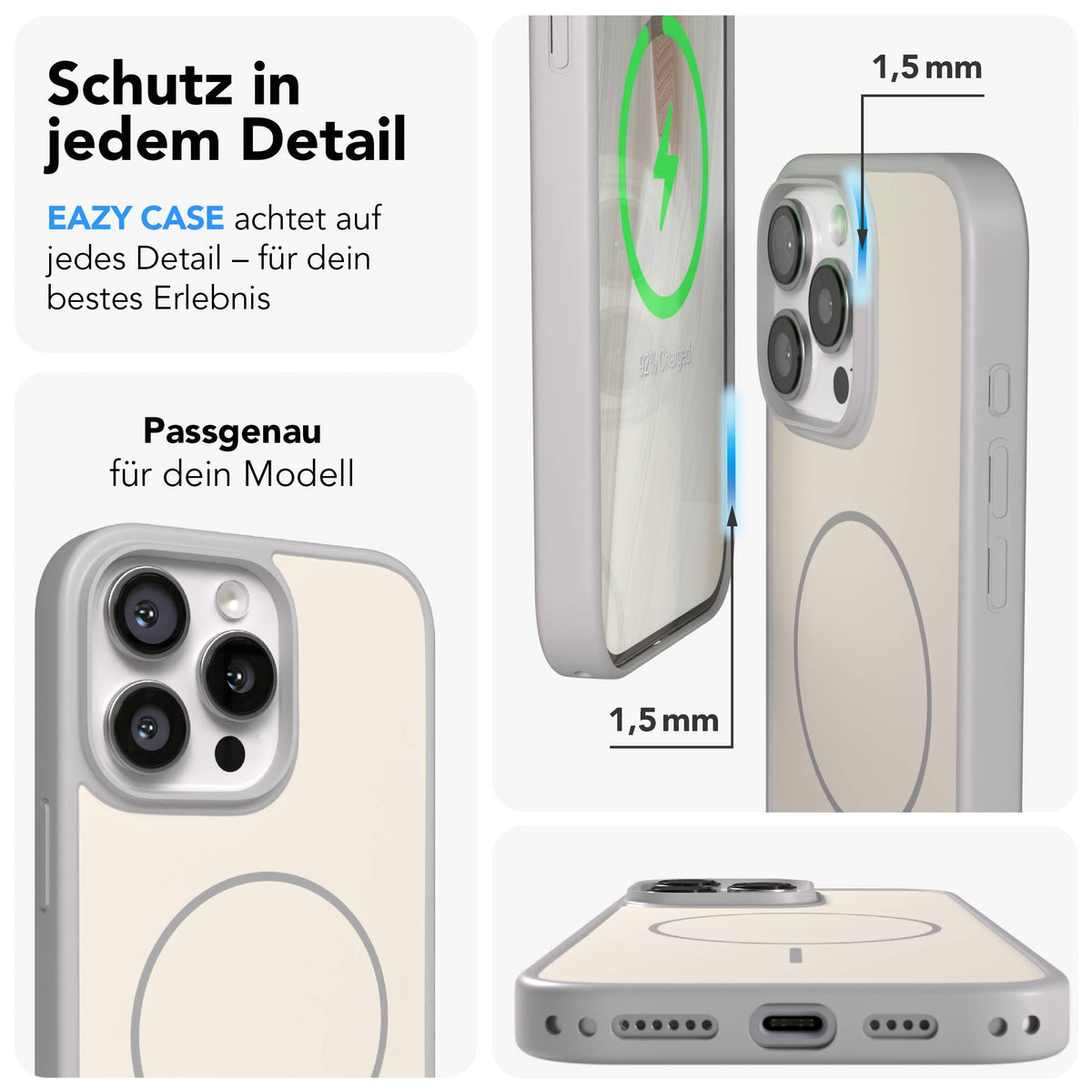 iPhone 16 Pro Max Outdoor Hülle mit thin MagSafe + magnetisches Band