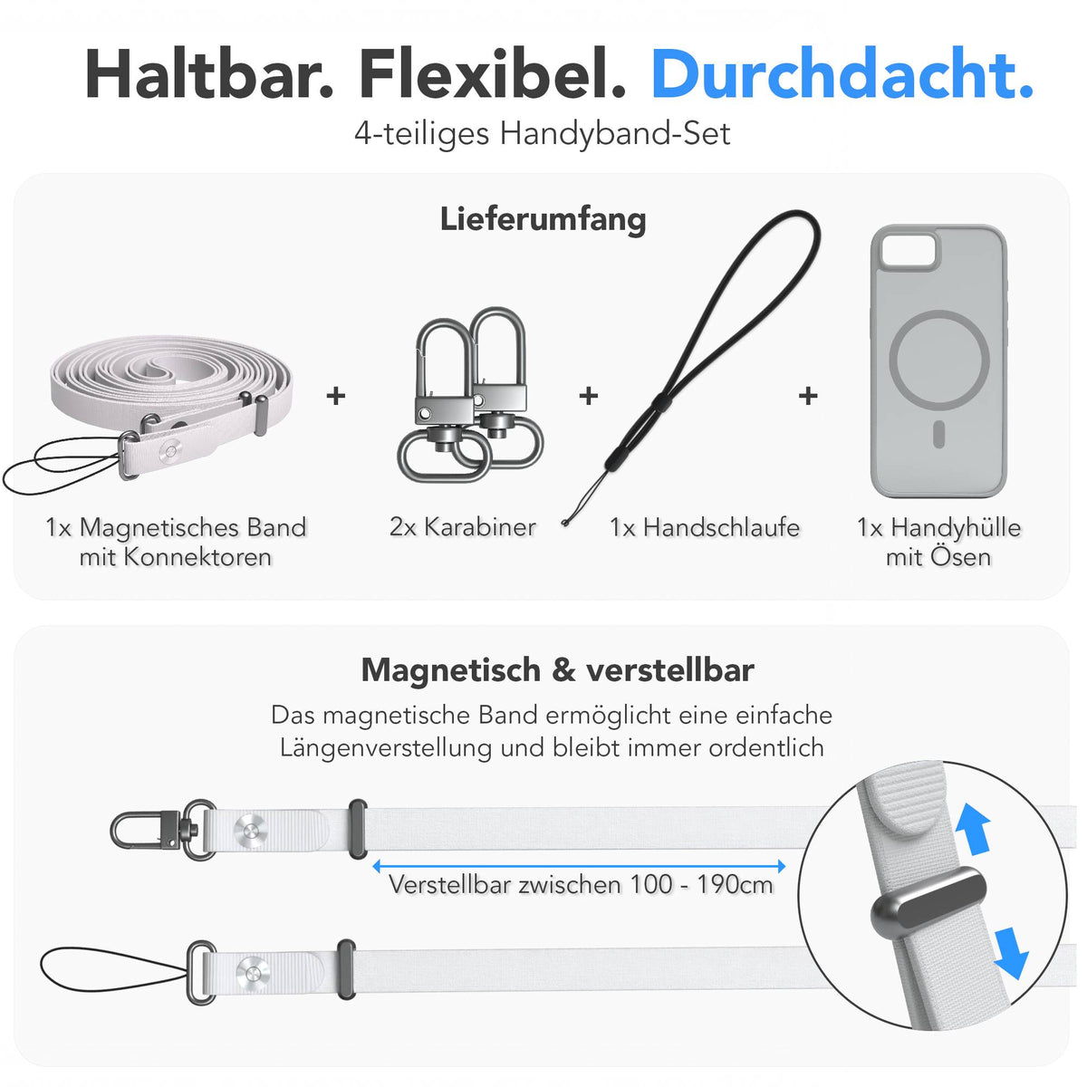 iPhone 16e Outdoor Hülle mit thin MagSafe + magnetisches Band