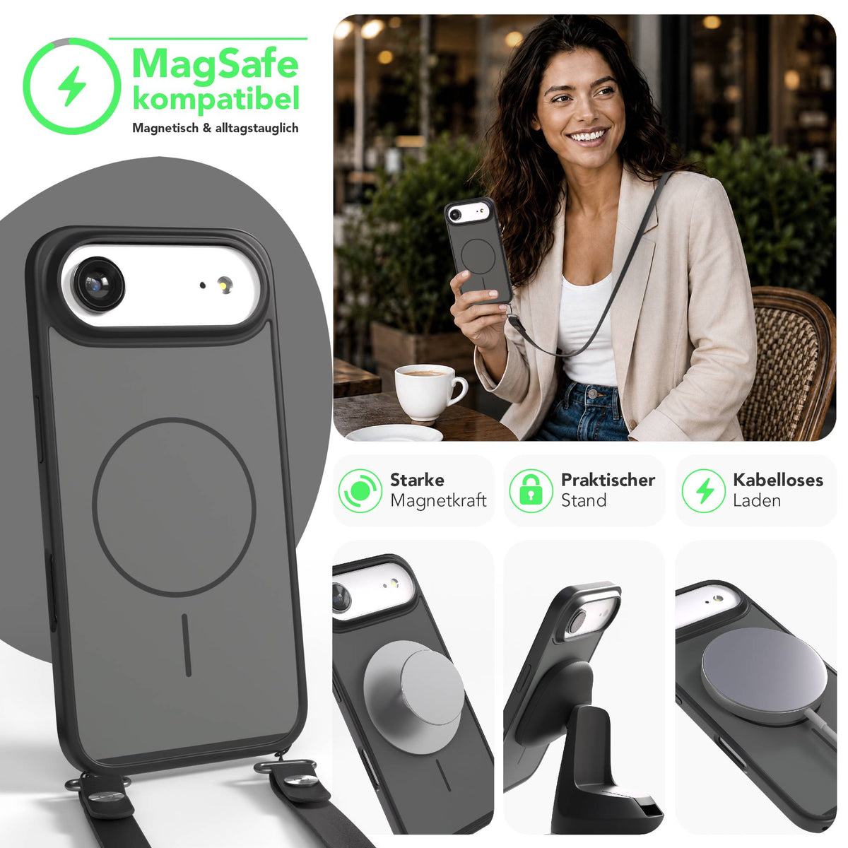 iPhone Air Outdoor Hülle mit thin MagSafe + magnetisches Band