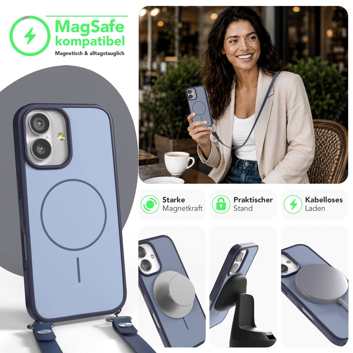 iPhone 17 Outdoor Hülle mit thin MagSafe + magnetisches Band