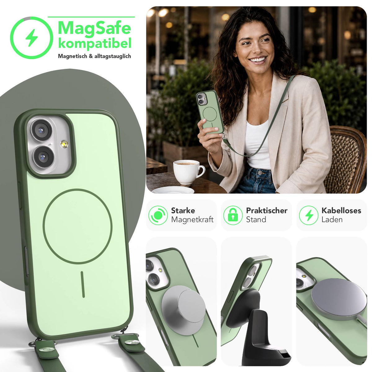 iPhone 17 Outdoor Hülle mit thin MagSafe + magnetisches Band