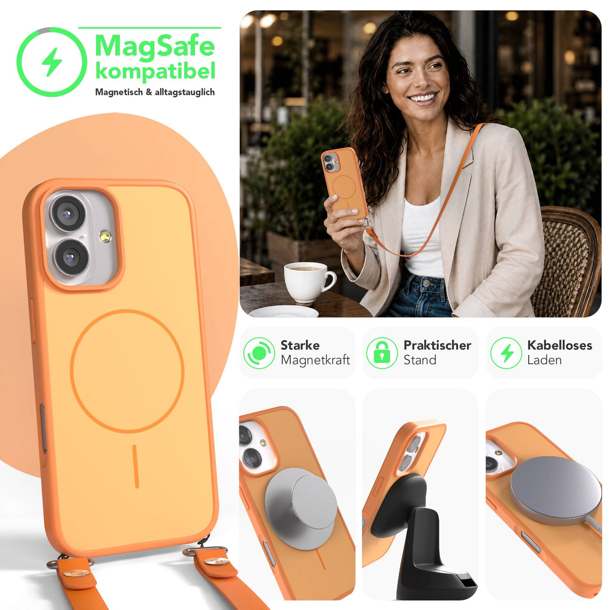 iPhone 17 Outdoor Hülle mit thin MagSafe + magnetisches Band