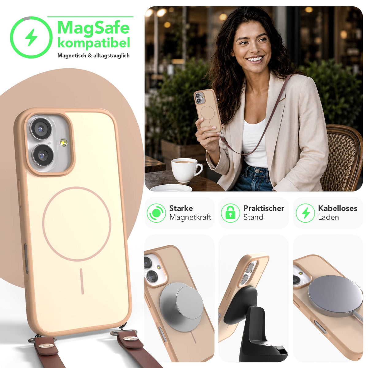 iPhone 17 Outdoor Hülle mit thin MagSafe + magnetisches Band