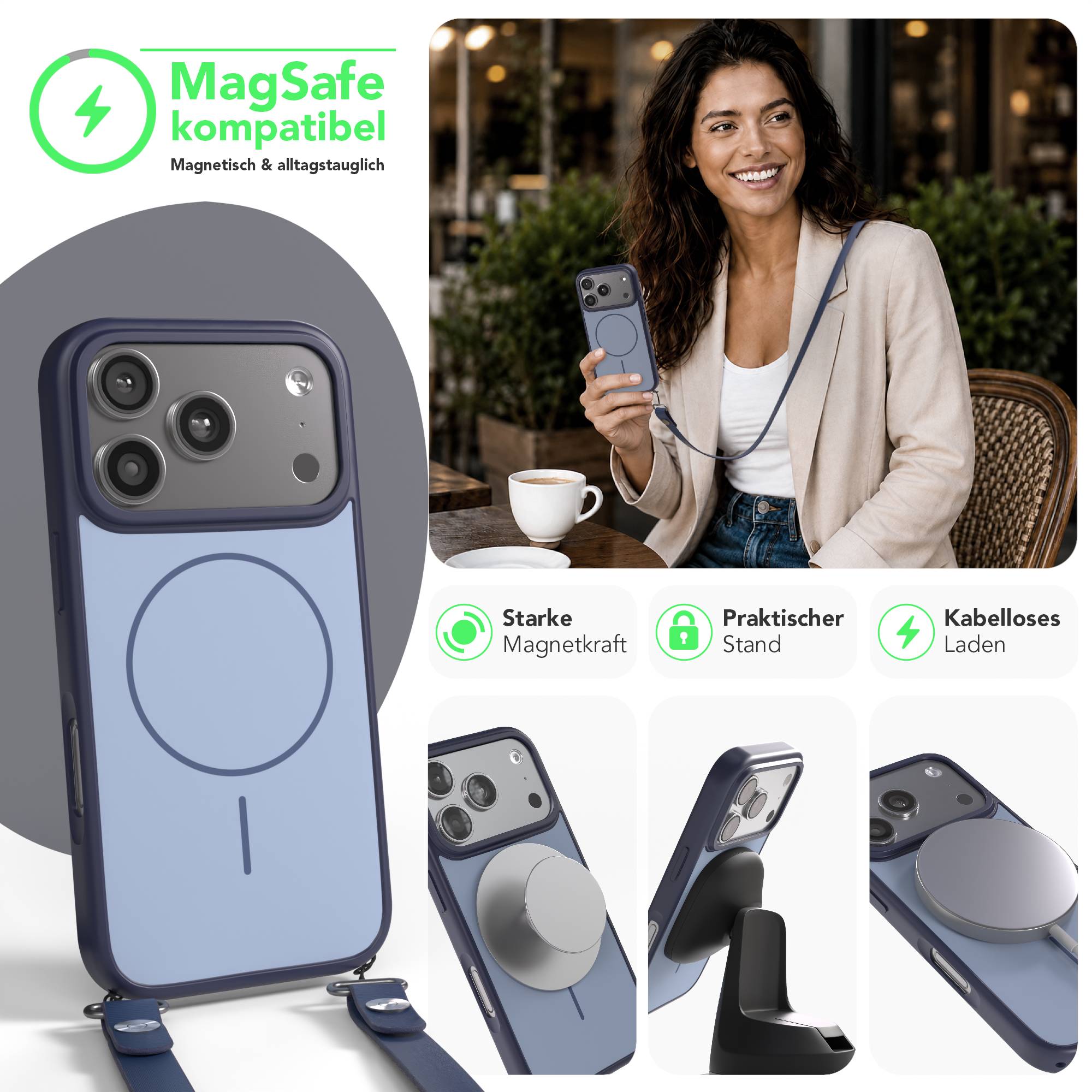 iPhone 17 Pro Outdoor Hülle mit thin MagSafe + magnetisches Band