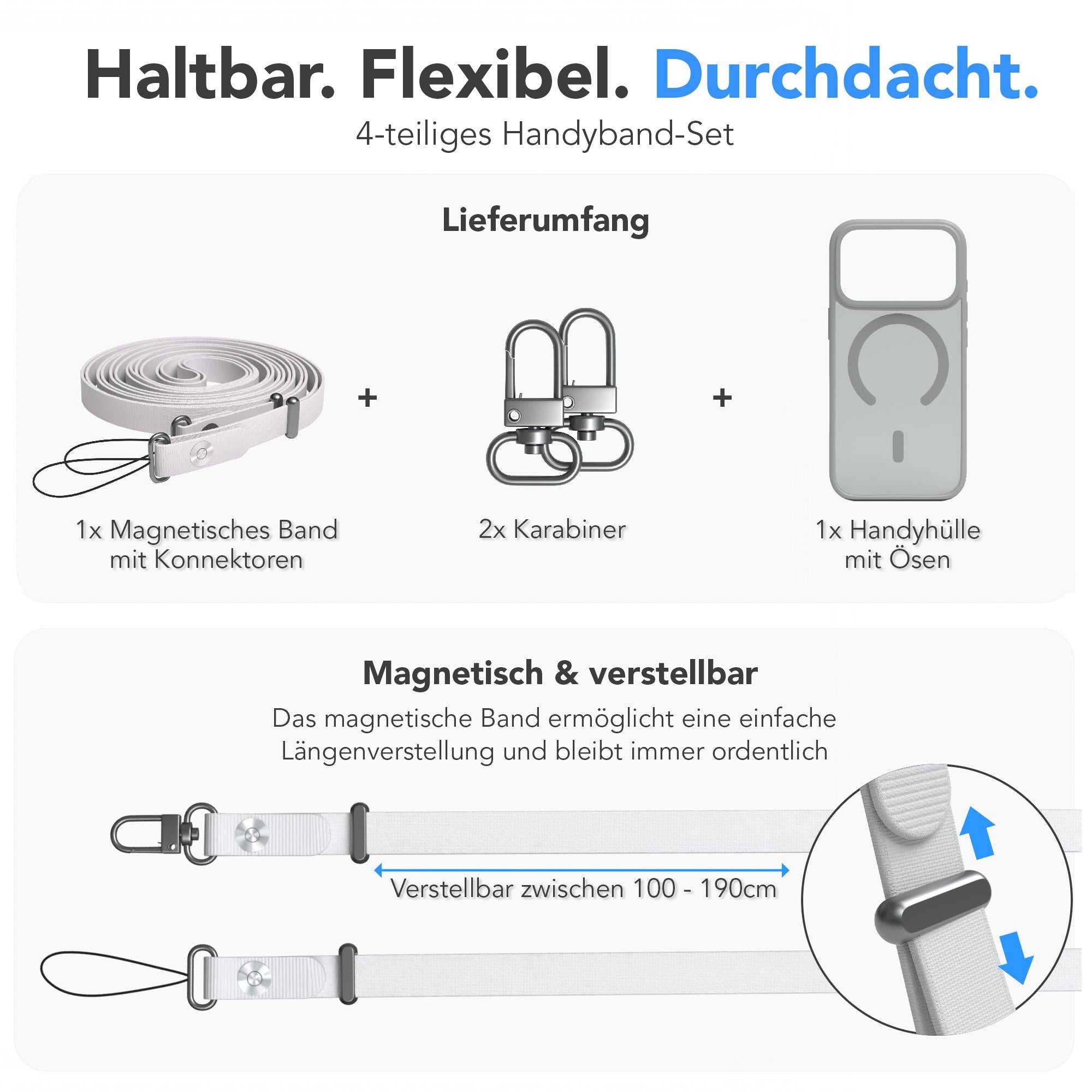 iPhone 17 Pro Outdoor Hülle mit thin MagSafe + magnetisches Band