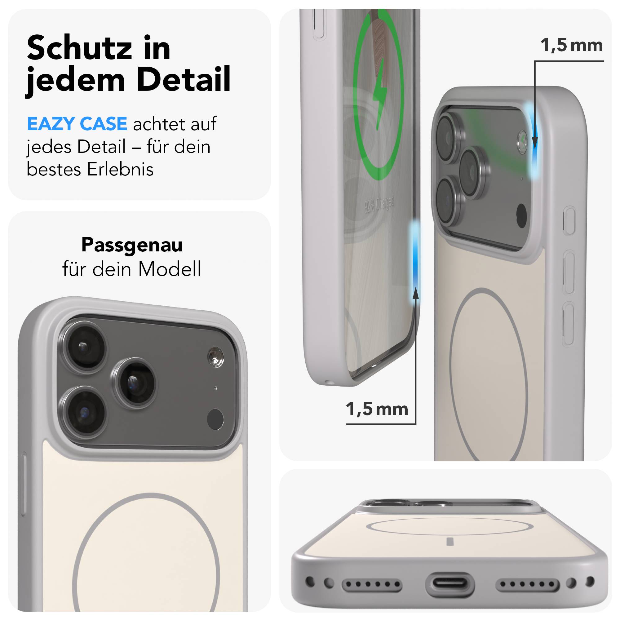 iPhone 17 Pro Max Outdoor Hülle mit thin MagSafe + magnetisches Band