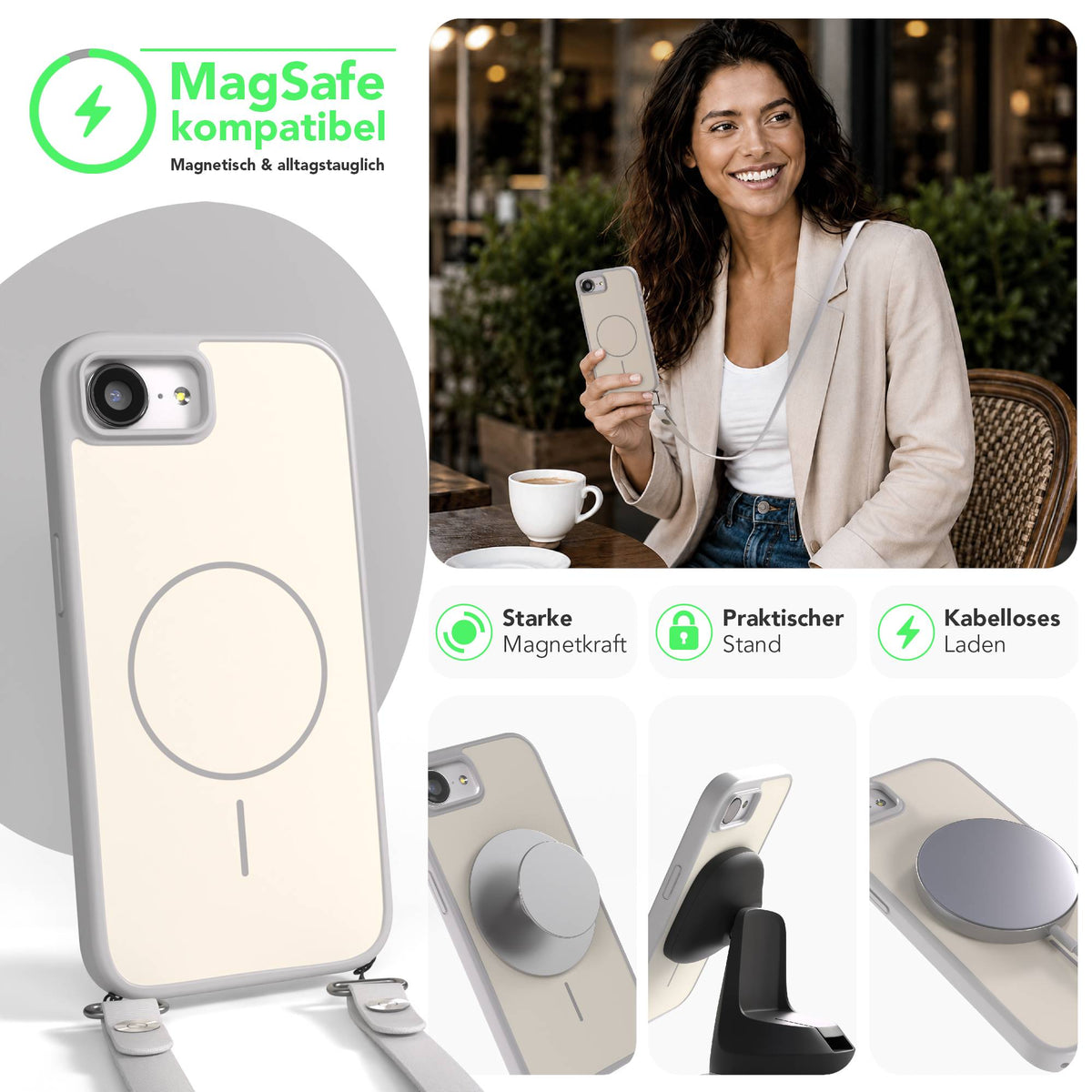 iPhone 17e Outdoor Hülle mit thin MagSafe + magnetisches Band