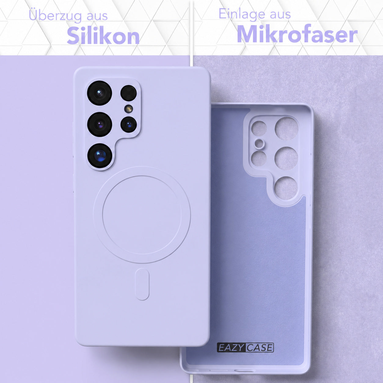 Samsung Galaxy S25 Ultra MagSafe Silikonhülle mit Kameraschutz von EAZY CASE