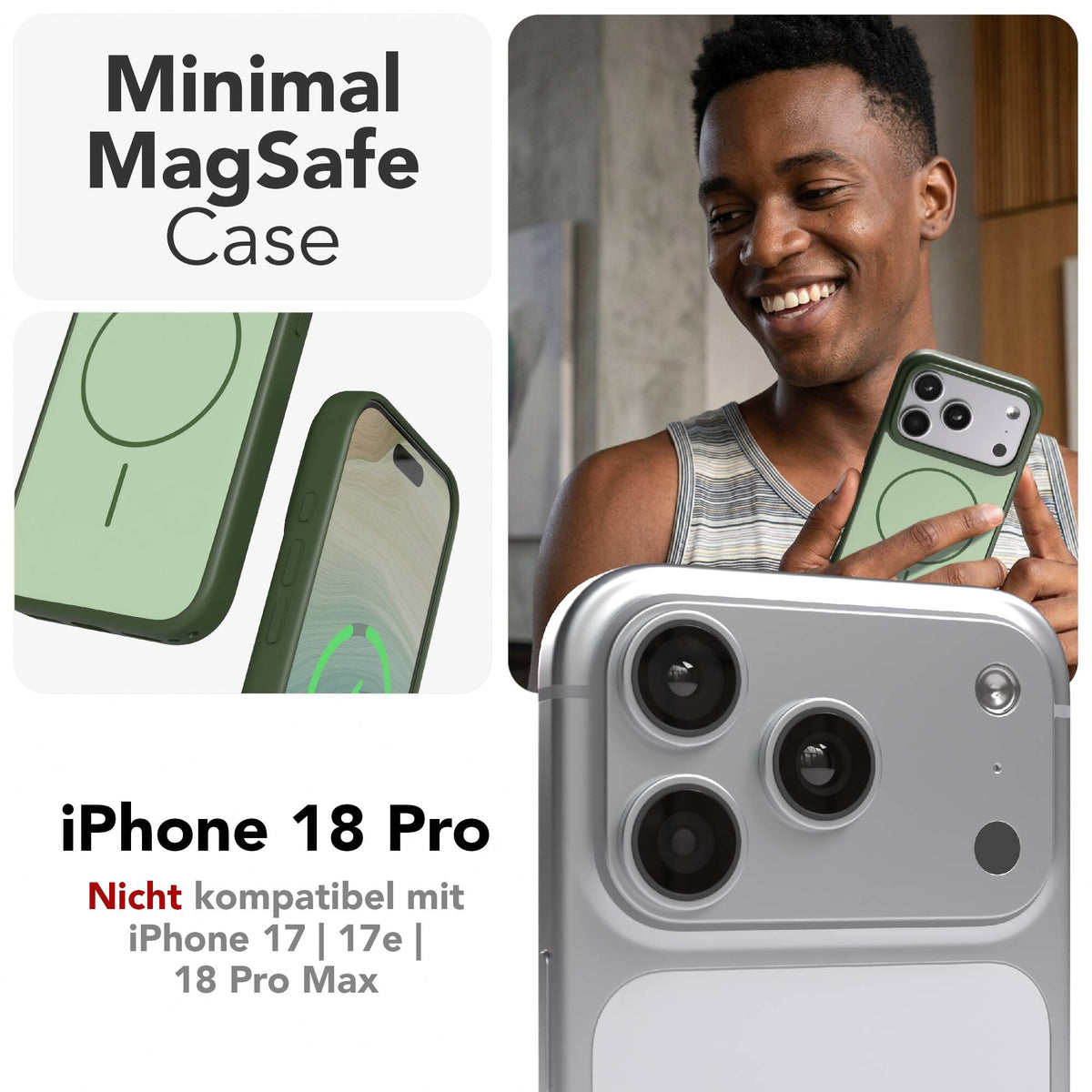 iPhone 18 Pro Outdoor Hülle mit thin MagSafe