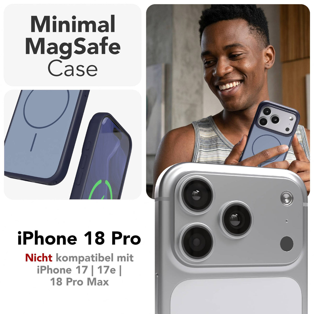 iPhone 18 Pro Outdoor Hülle mit thin MagSafe