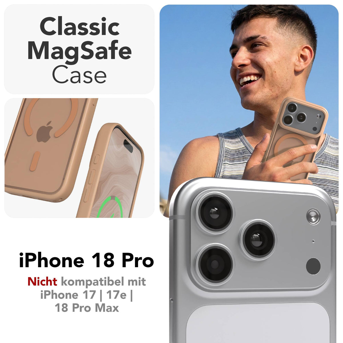 iPhone 18 Pro Outdoor Hülle mit MagSafe