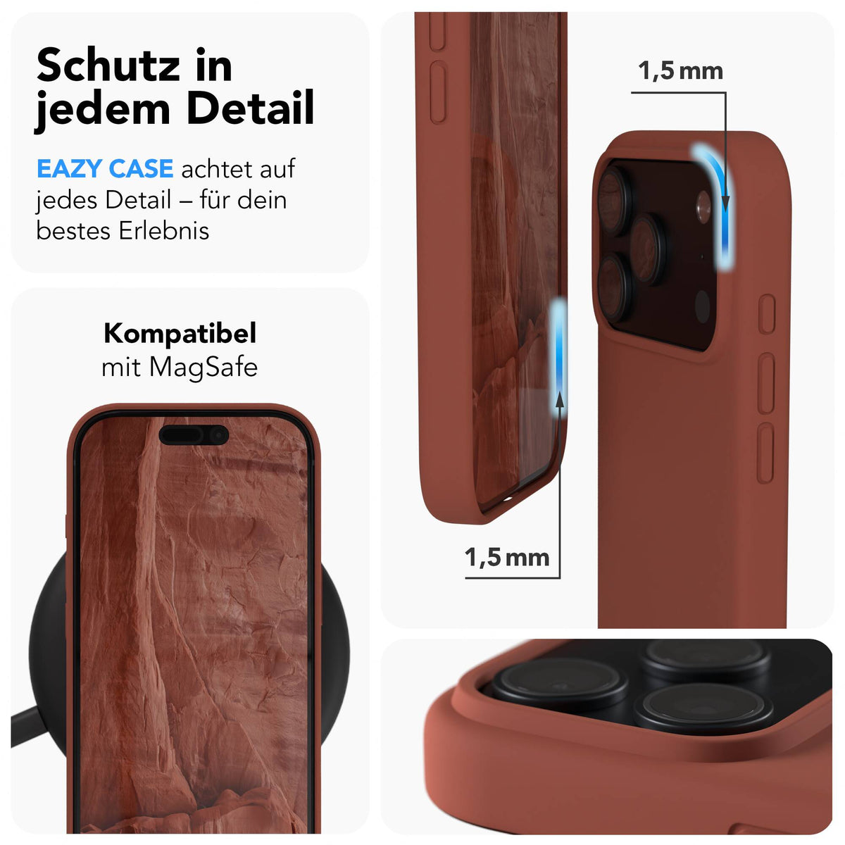 iPhone 18 Pro premium Silikonhülle mit MagSafe