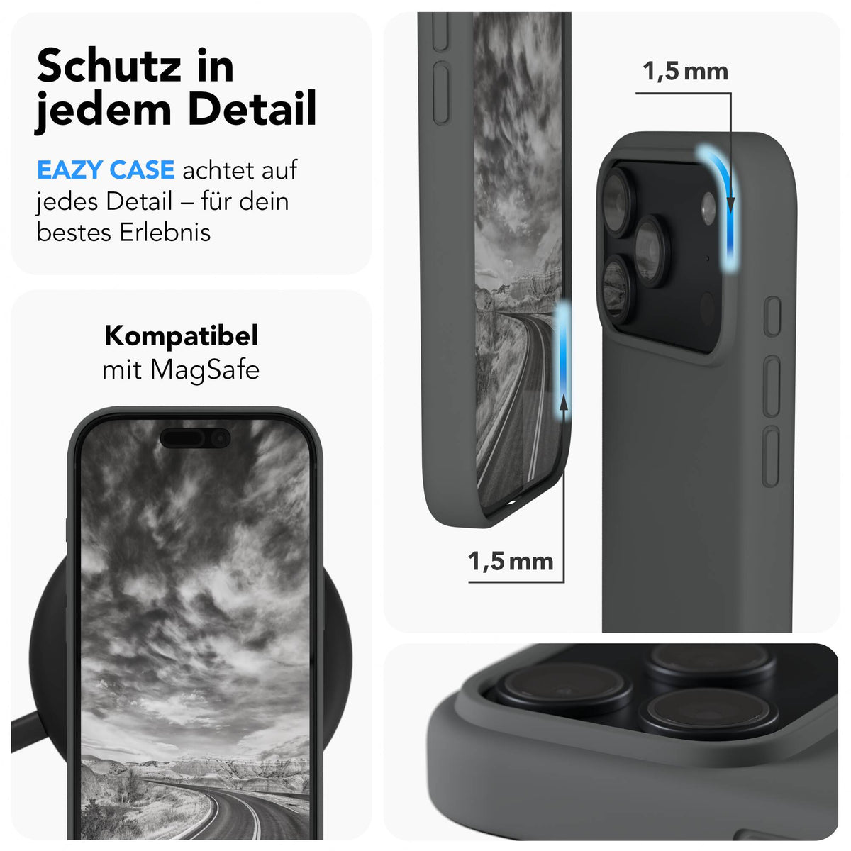 iPhone 18 Pro premium Silikonhülle mit MagSafe