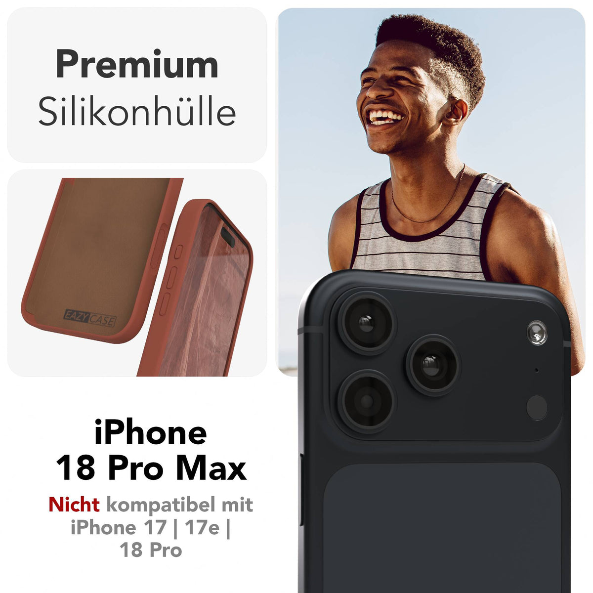 iPhone 18 Pro Max Premium Silikonhülle