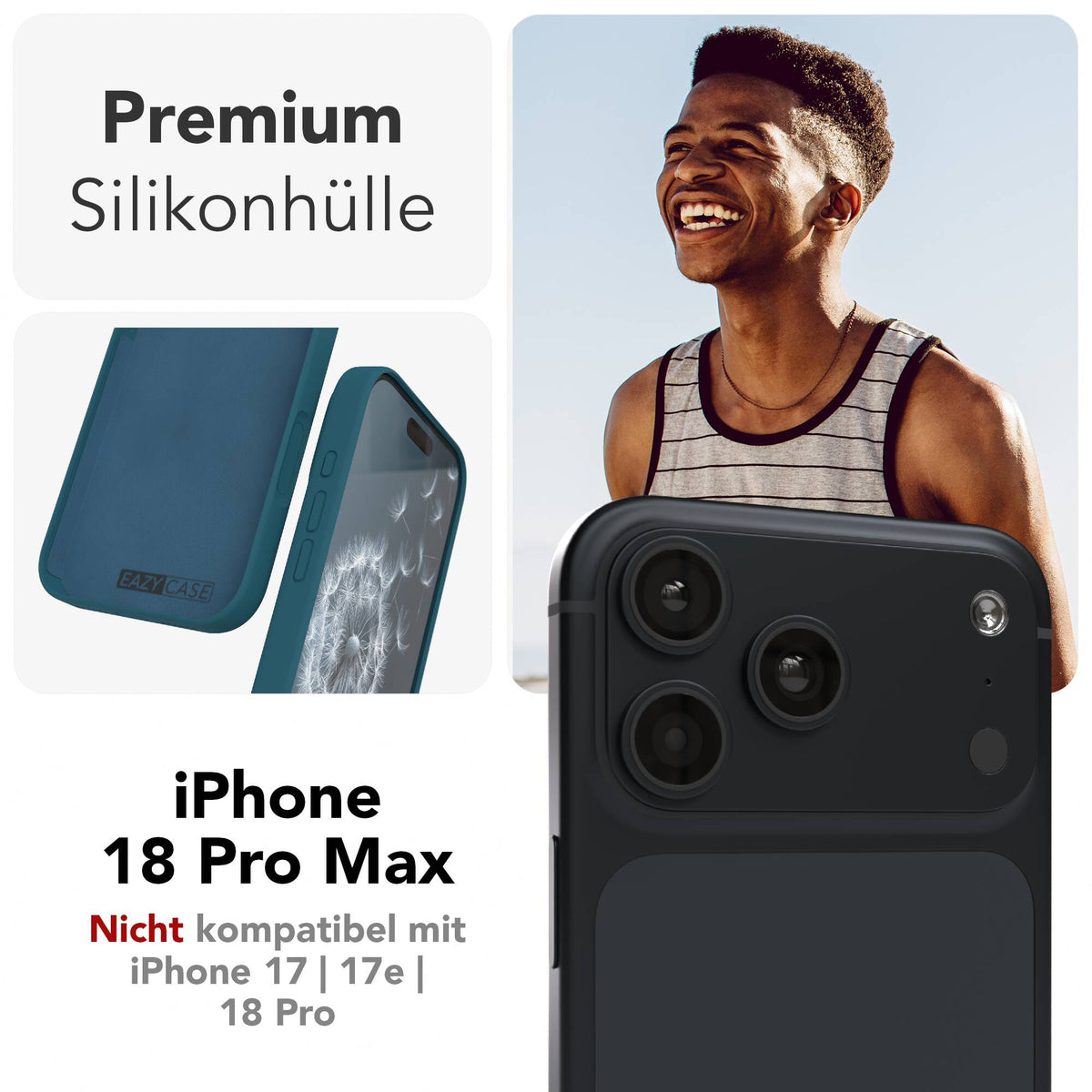 iPhone 18 Pro Max Premium Silikonhülle