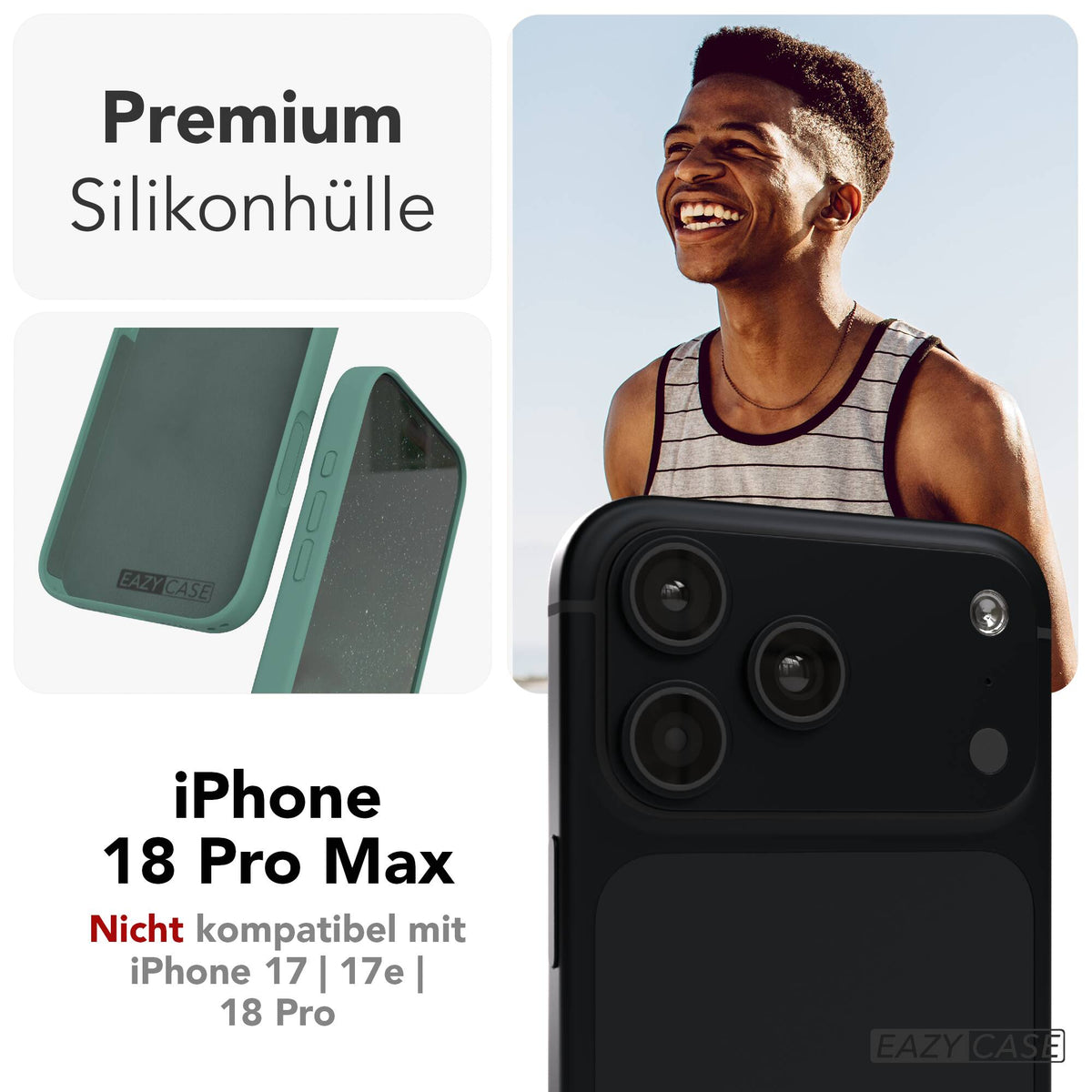 iPhone 18 Pro Max Premium Silikonhülle