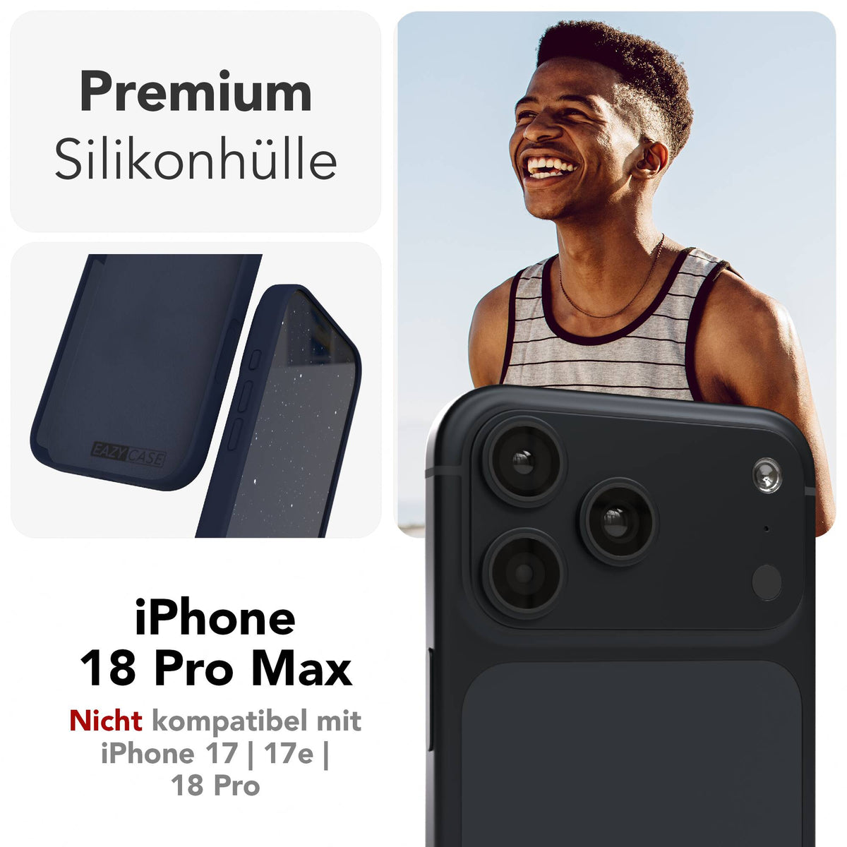 iPhone 18 Pro Max Premium Silikonhülle