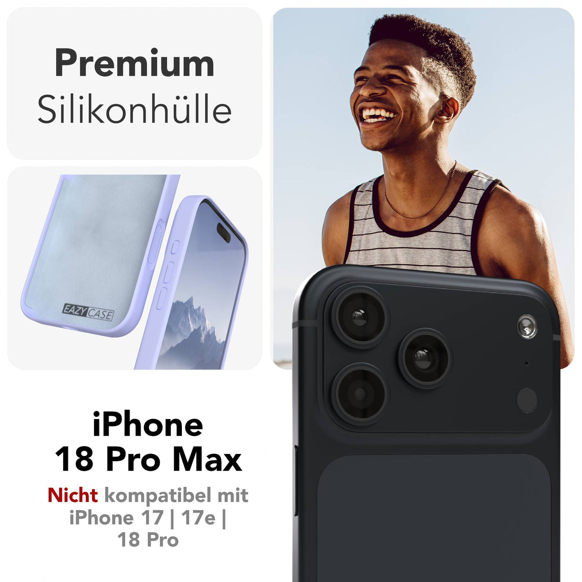 iPhone 18 Pro Max Premium Silikonhülle