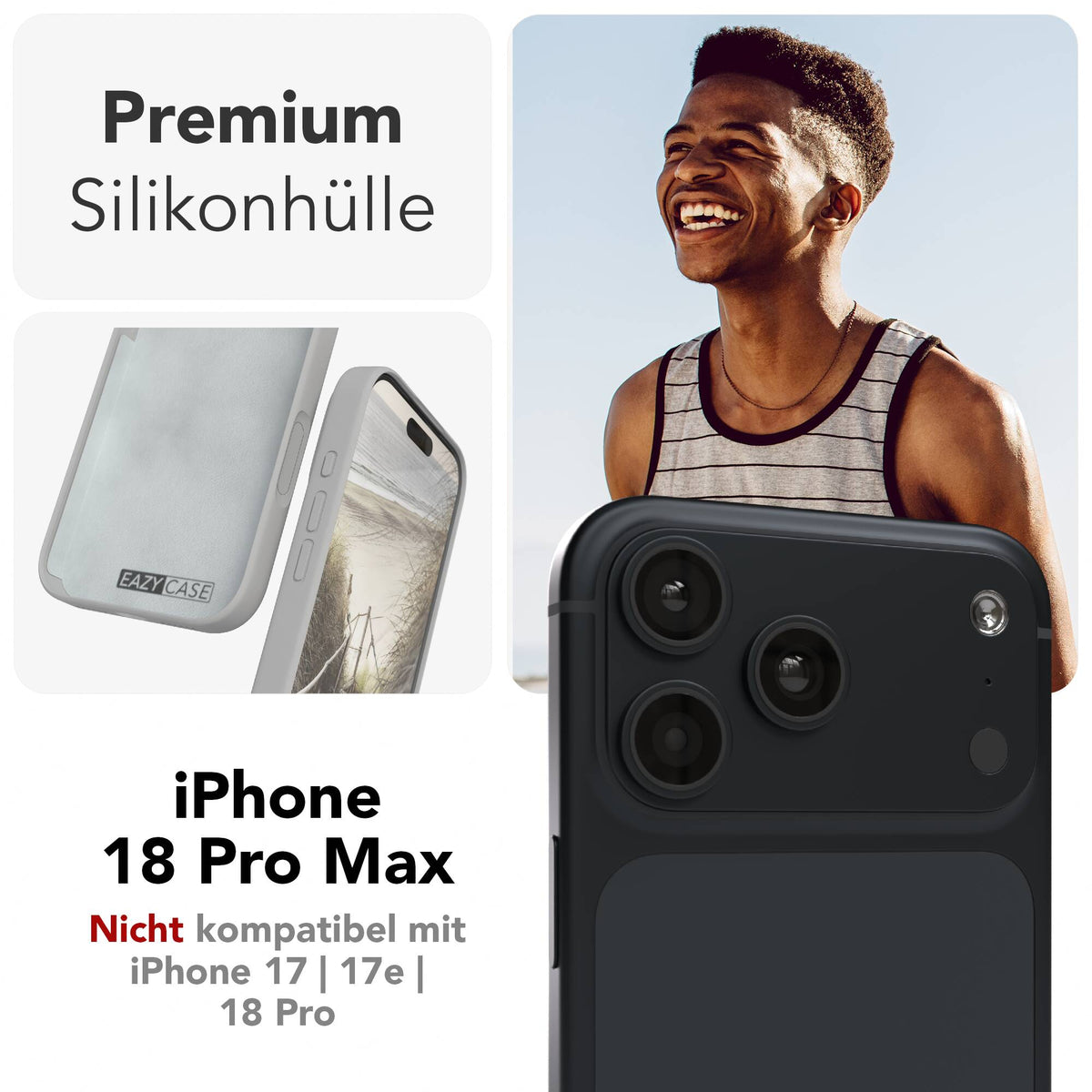 iPhone 18 Pro Max Premium Silikonhülle