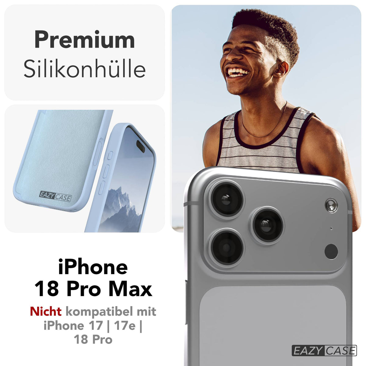 iPhone 18 Pro Max Premium Silikonhülle
