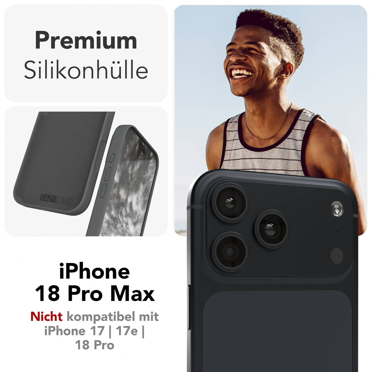 iPhone 18 Pro Max Premium Silikonhülle