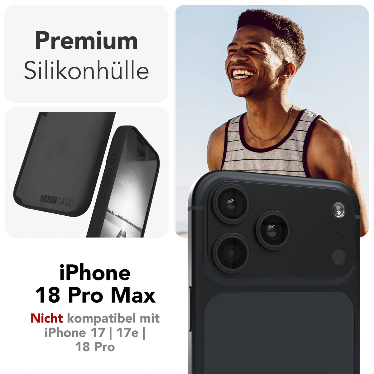 iPhone 18 Pro Max Premium Silikonhülle
