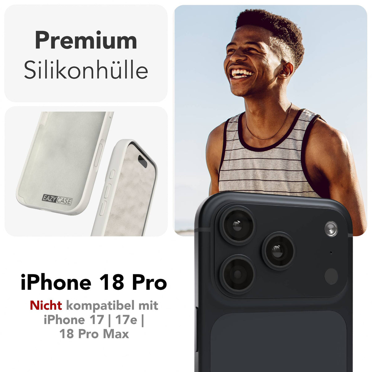 iPhone 18 Pro Premium Silikonhülle