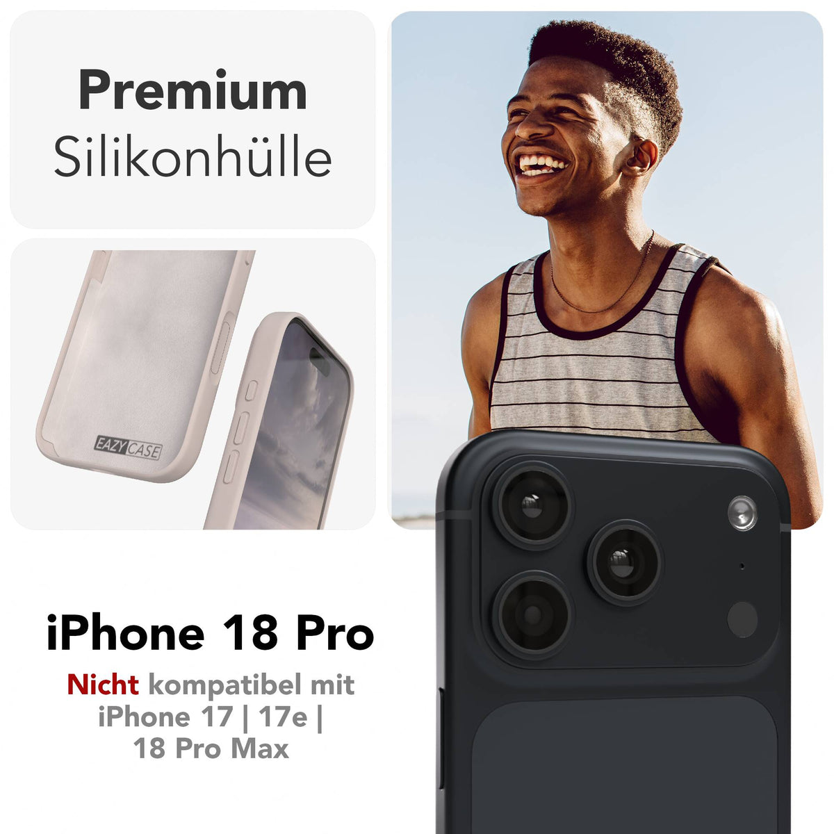 iPhone 18 Pro Premium Silikonhülle
