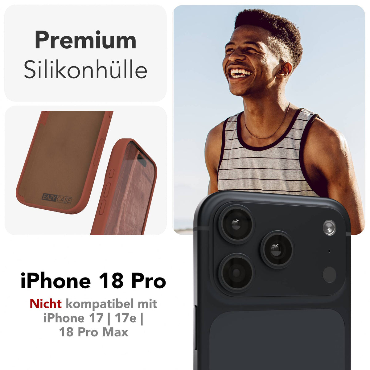 iPhone 18 Pro Premium Silikonhülle