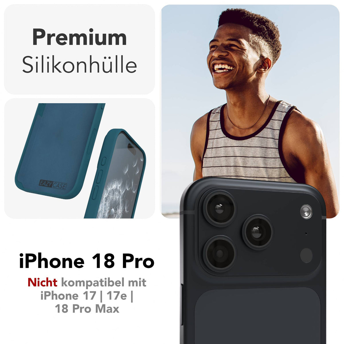 iPhone 18 Pro Premium Silikonhülle
