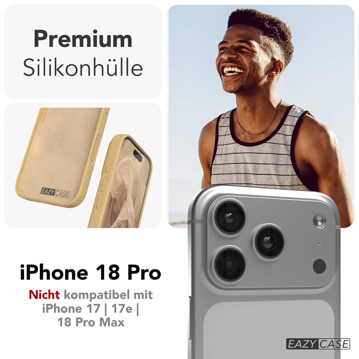 iPhone 18 Pro Premium Silikonhülle