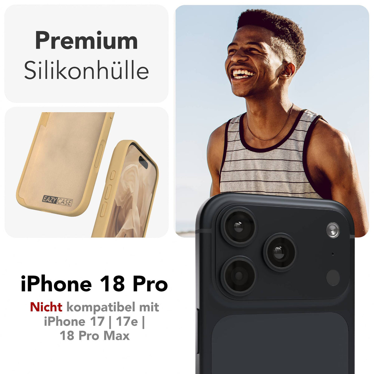 iPhone 18 Pro Premium Silikonhülle