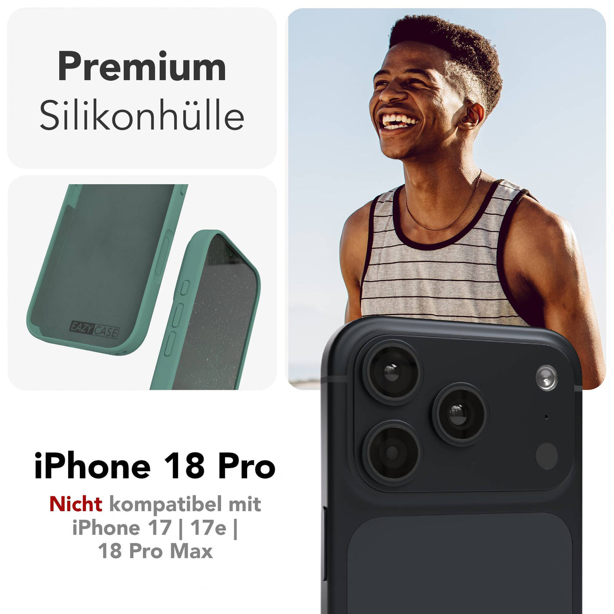 iPhone 18 Pro Premium Silikonhülle