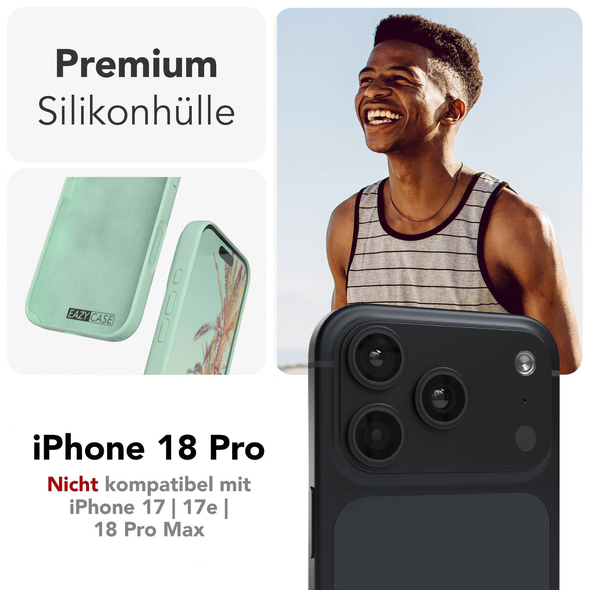 iPhone 18 Pro Premium Silikonhülle