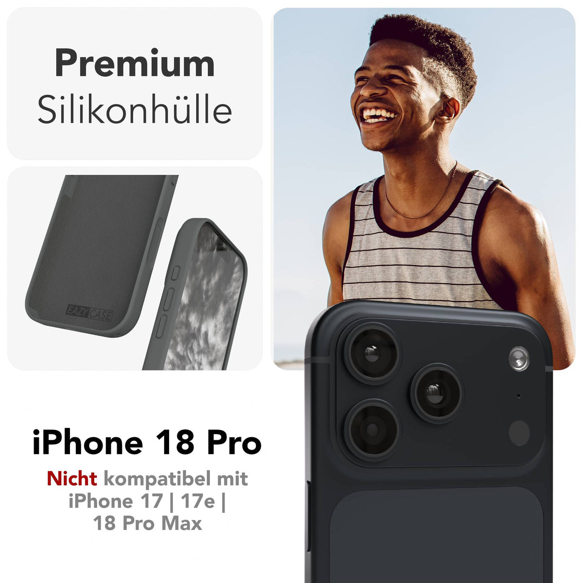 iPhone 18 Pro Premium Silikonhülle