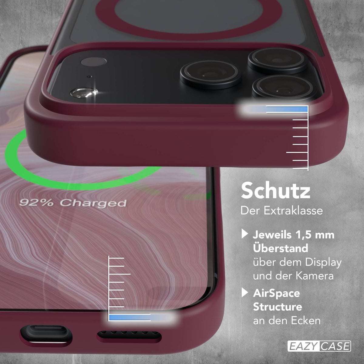 iPhone 18 Pro Max transparente Hülle mit MagSafe