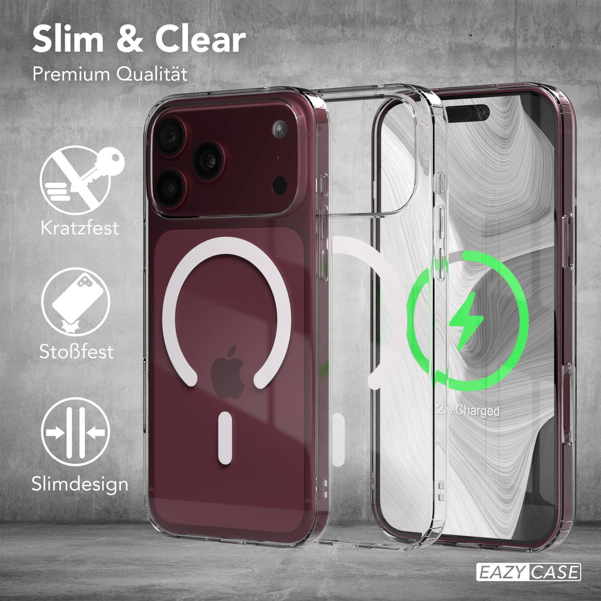 iPhone 18 Pro Max transparente Hülle mit MagSafe
